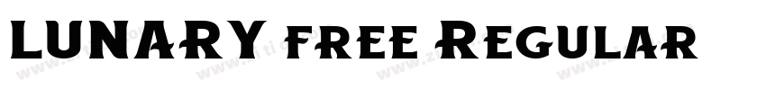 LUNARY free Regular字体转换